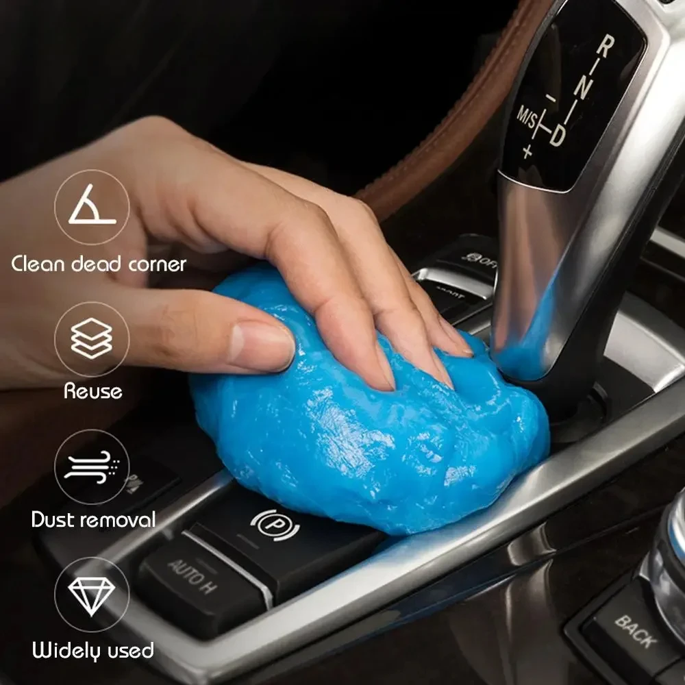 Gel de limpieza multifunción para coche, herramienta de limpieza mágica para salpicadero de coche, salida de ventilación de aire, eliminador de