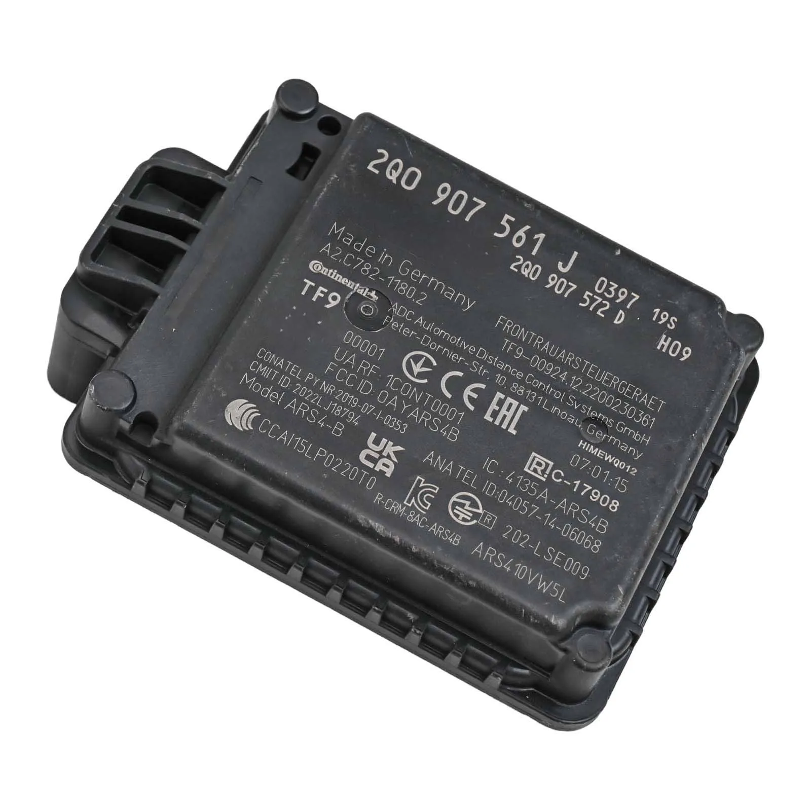 Adaptive Cruise Control Sensor for q2 for rsq3 Sensor Front Distance Sensor Plastic 2Q0907561M 2Q0907561J 2Q0907561L