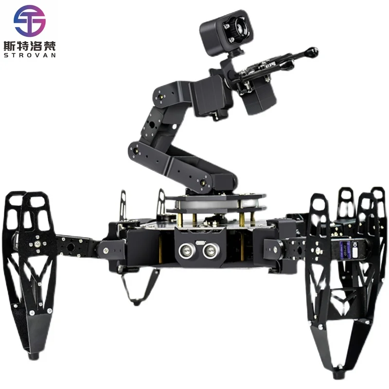 

Multi Legged Transport Robot Quadruped Bionic Spider Ai Vision Intelligent Programming Learning Kit Sets Lithium
