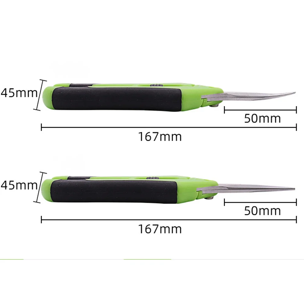Tijeras de podar de acero inoxidable para jardín, podadora de ramas en maceta para el hogar, herramientas de poda manual, cortador de fruta de uva,
