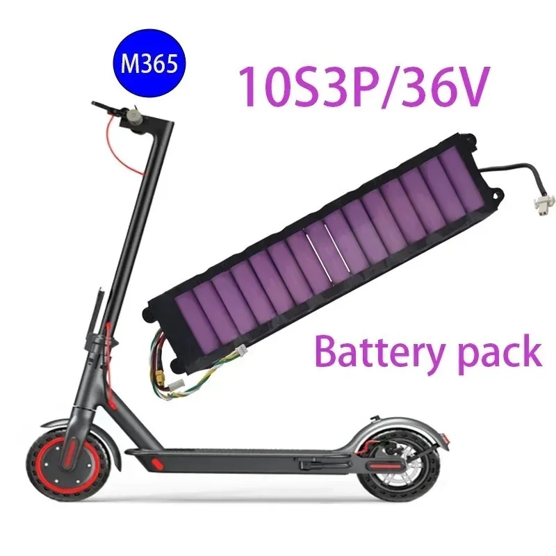 M365 Scooter Replacement Li-ion Battery 10S3P 36V 7.8Ah, Waterproof Battery Pack With Bluetooth Connection