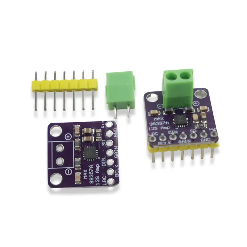 MAX98357 I2S Digital Audio Amplifier Module 3W Class D for Raspberry Pi Pico ESP32 Arduino Audio DIY Pre-soldered Version1/10Pcs