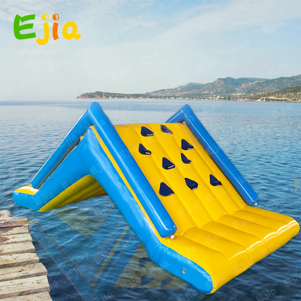 Hot Koop Kleine Size Opblaasbare Water Park Zwembad Glijbaan Pvc Air Strakke Opblaasbare Mini Water Zwembad Glijbaan