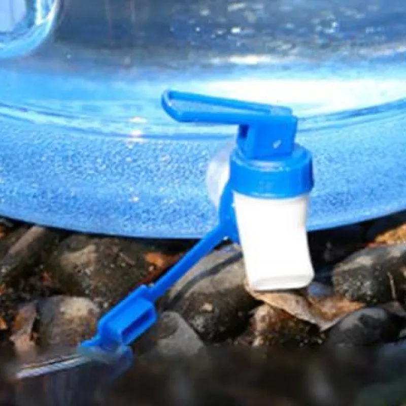 7.5L Transparent Water Container with Spigot Emergency Water Storage Portable Water Tank for Camping and Outdoors