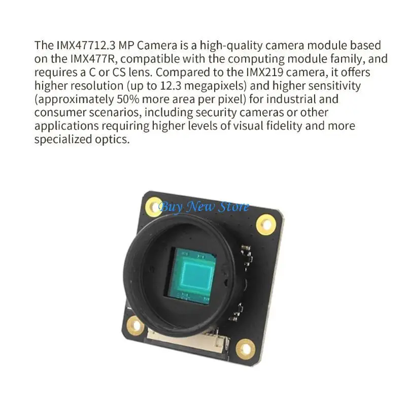 20CE -Kameramodul Forraspberrypi IMX477 12,3MP Kameramodule unterstützen C/CS -Objektiv