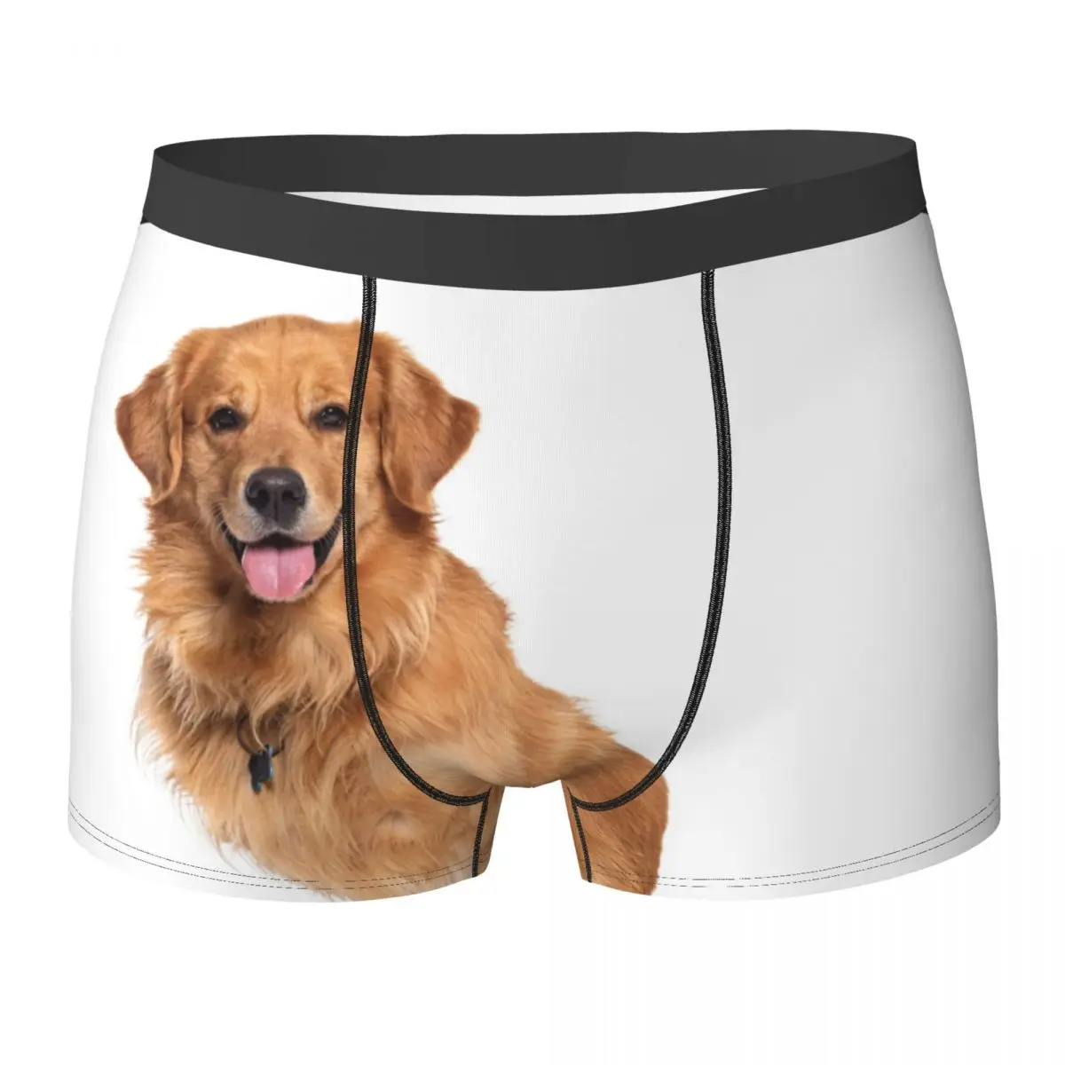 

Golden Retriever Dog Underwear Animal Sublimation Boxer Shorts Hot Man Panties Funny Boxer Brief Gift