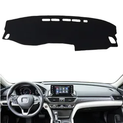 For Honda Accord 2018 2019 2020 2021 2022 10th Car Dashboard Cover Mat Pad Dashmat Instrument Sunshield Carpet Auto Accessories