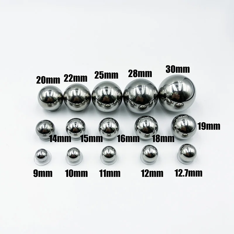 304 Stainless Steel Solid Ball Dia 0.4-30mm SUS Precision Bearing Steel Small Pellet Slingshot Marbles Round Smooth Slides Ball