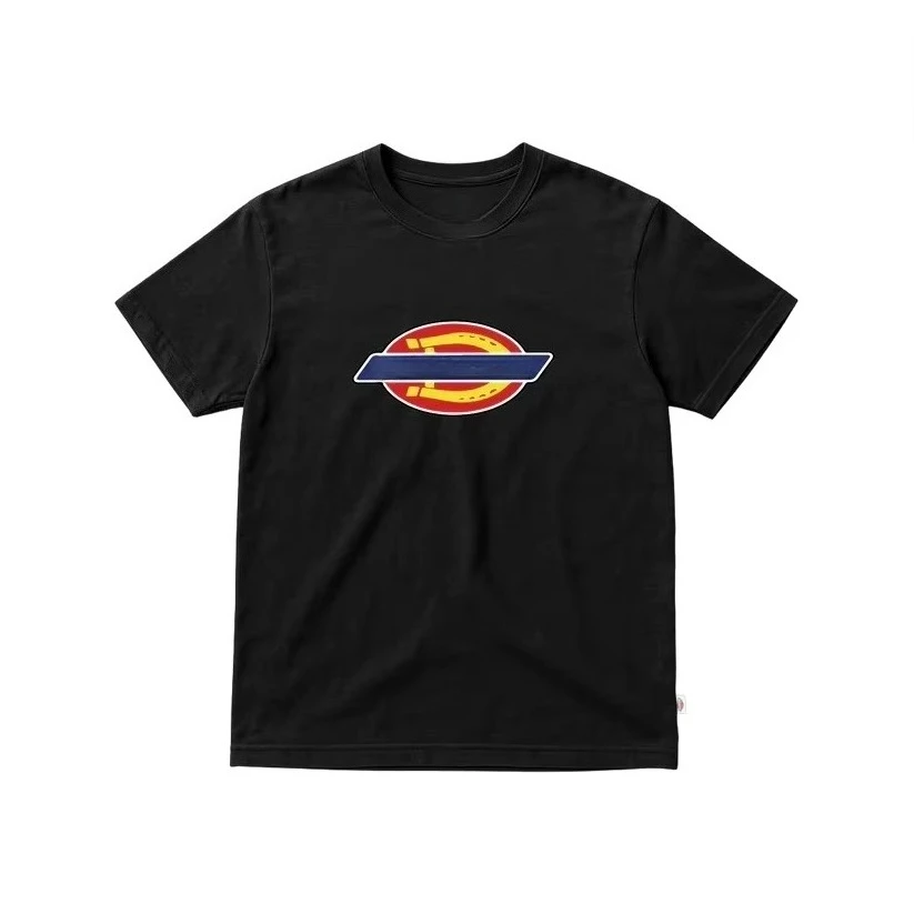 2026 new Retro Tee  with metal band pattern print hip-hop rock style breathable round neck soft top suitable for both men women