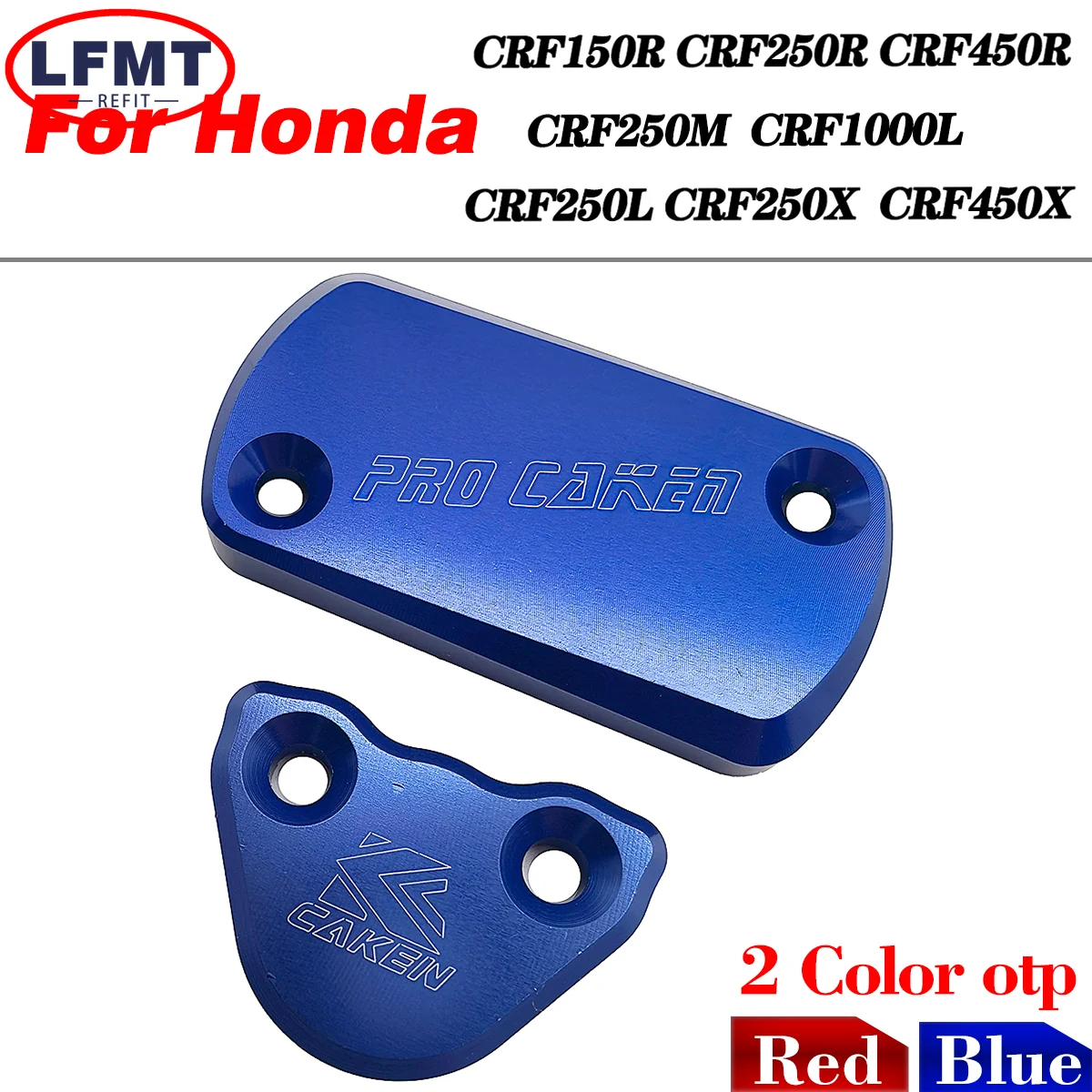 

CNC Motorcycle Front Rear Brake Fluid Reservoir Cap Cover For HONDA CRF150R CR150R CR250R CRF250R CRF250X CRF450R CRF450X CRF CR