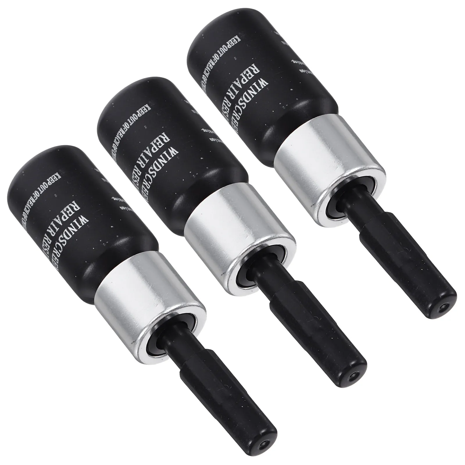 1Set Auto Glass Repair Kit Includes 4 Repair Fluid for Windshield Scratch and Crack Fixing Enhanced Clarity and