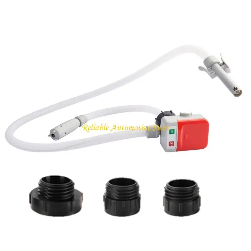 

M68B Oil Transfer Device Battery Powered 2.4GPM Rate 51'' Hose Camping Boat Use