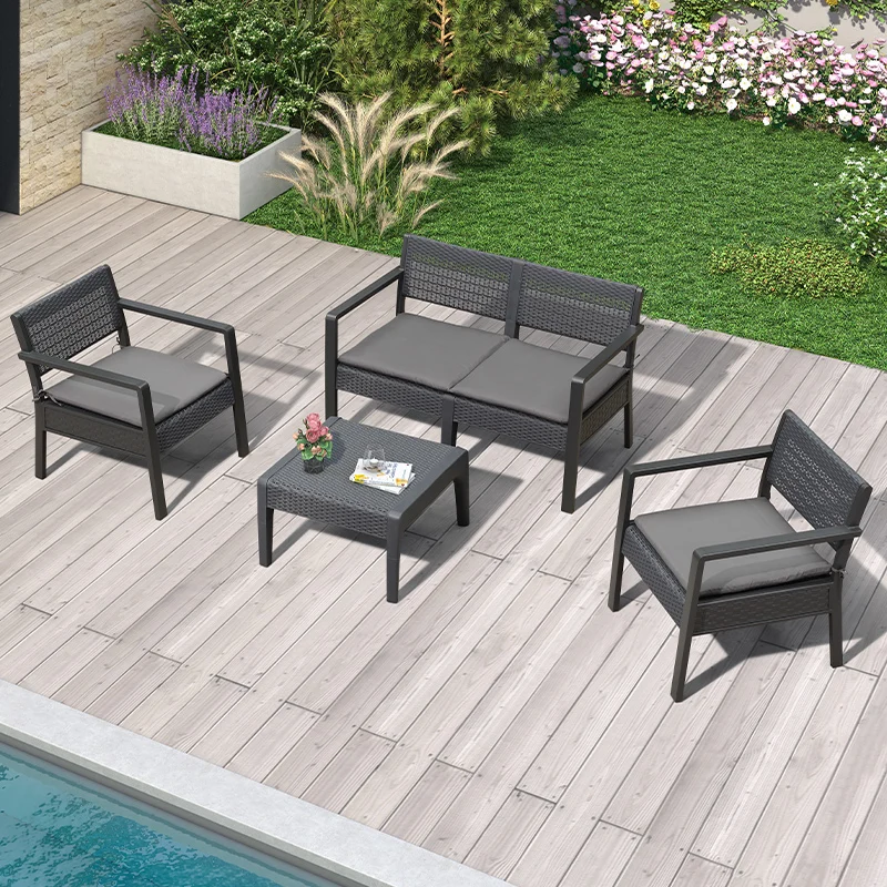 

Outdoor sofa combination outdoor garden courtyard leisure sofa furniture hotel living room sunshine room sofa