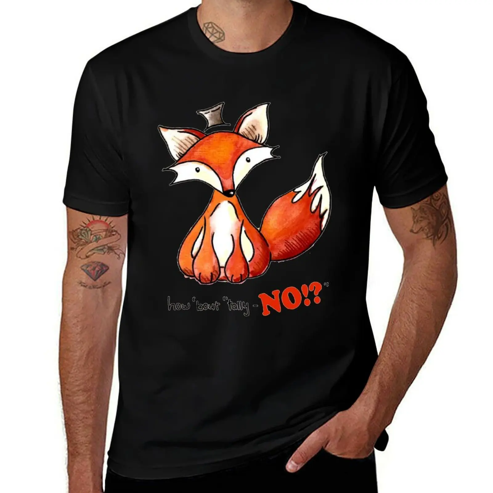 

For Fox Sake T-Shirt g man t shirts for men t shirt men 100% cotton luxury brand T-Shirt