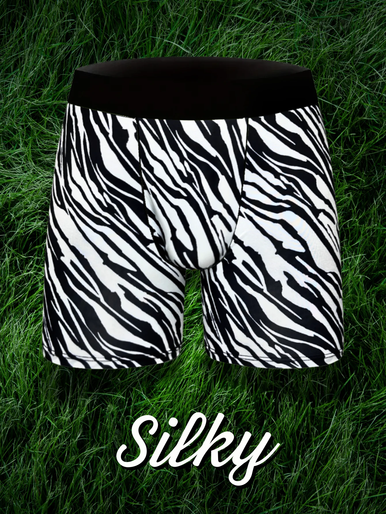 

Men Underwear Casual Sports Boxershorts Long Boxers Teenagers Zebra Printed Sexy Funny Underwear Fashion Shorts Mens Boxers