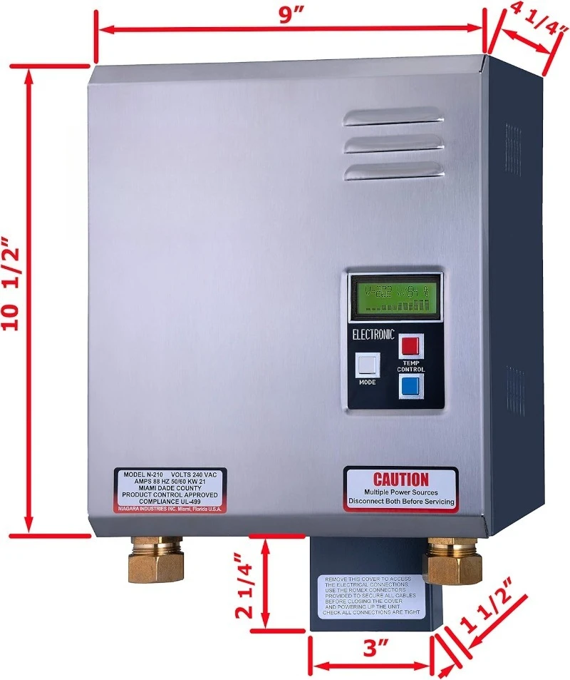 نظام سخان المياه للمنزل بالكامل N-210 بدون خزان #2