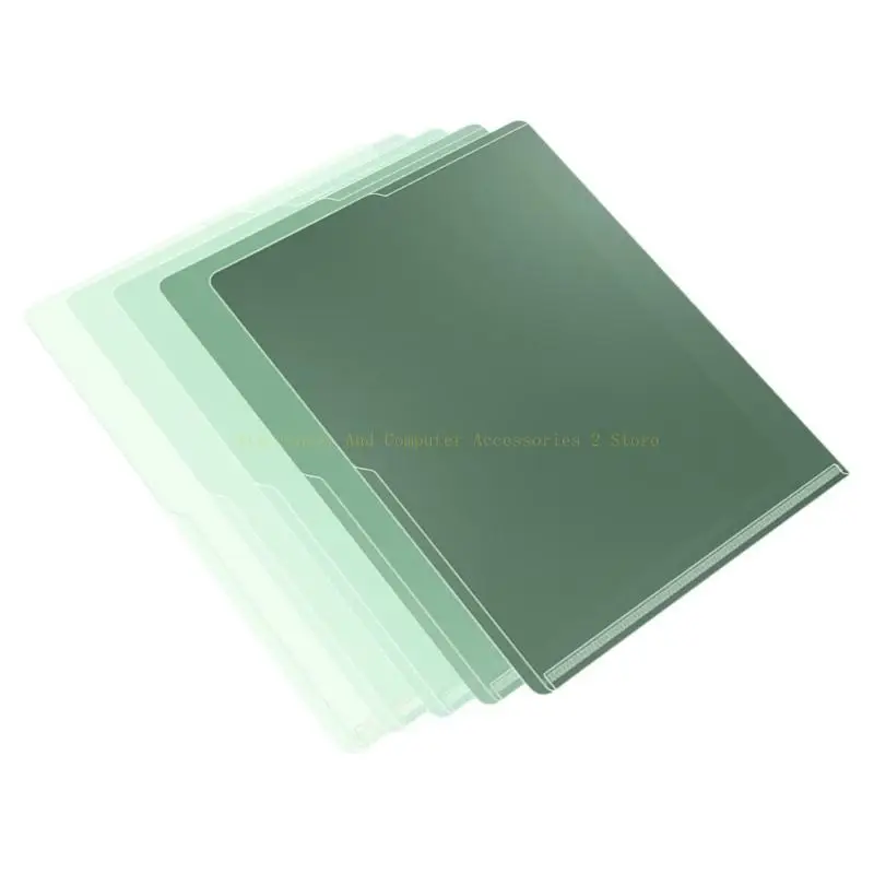 

Top and Side Opening Plastic Wallets Clear Side Cut File Cover for Report, File