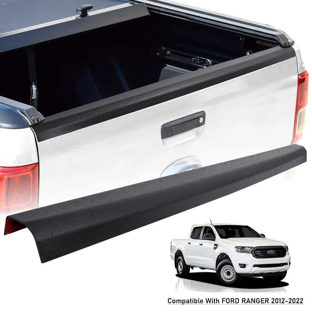 ULTRA-THIN CAR TAILGATE REAR TRIM RAIL COVER FOR FORD RANGER WILDTRAK 2012-2022 XL XLT XLS FORD RANGER RAPTOR 4X4 CAR STYLING