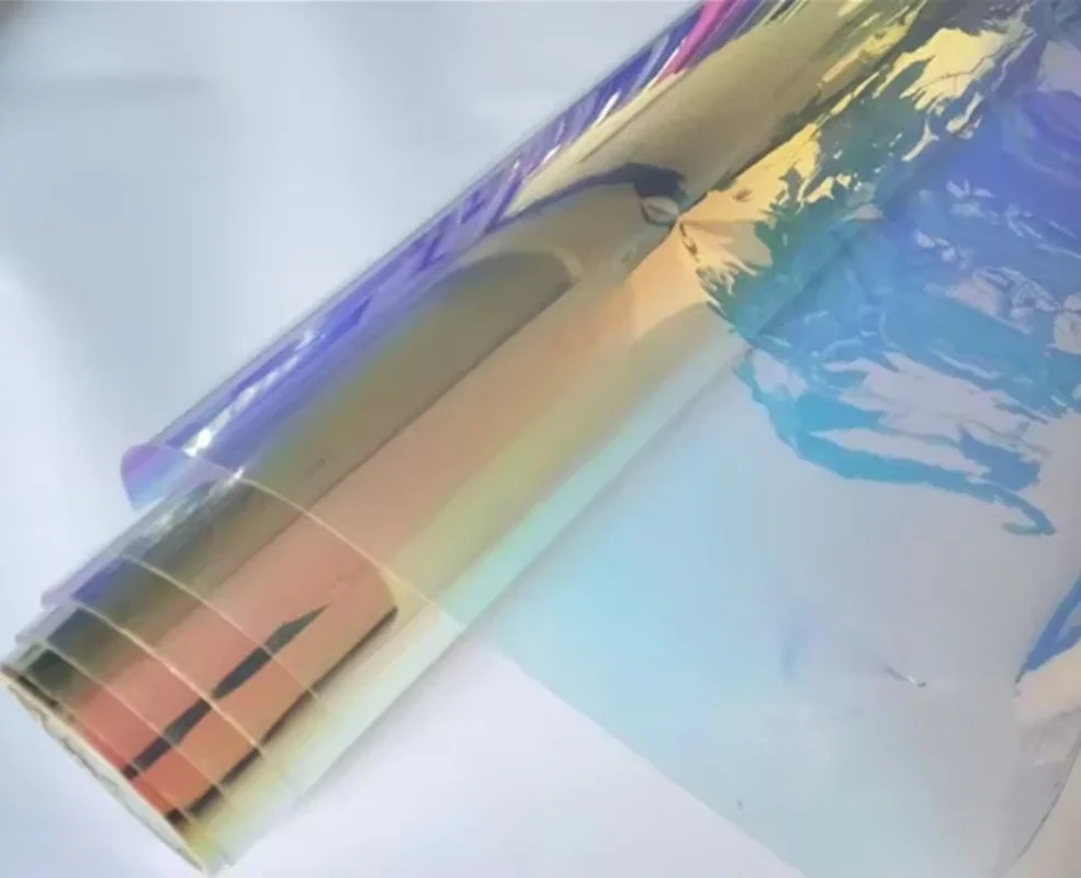 

Quality worry free Rare Find Durable Cross-border Iridescent Glass Dichroic PET Rainbow Tint Film