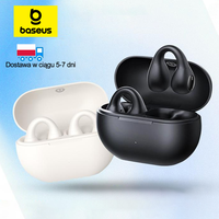 Baseus Bass 15 Clip Headphones Wireless In-Ear Bluetooth 5.4 ENC Gaming Sports Open Ear Clip TWS