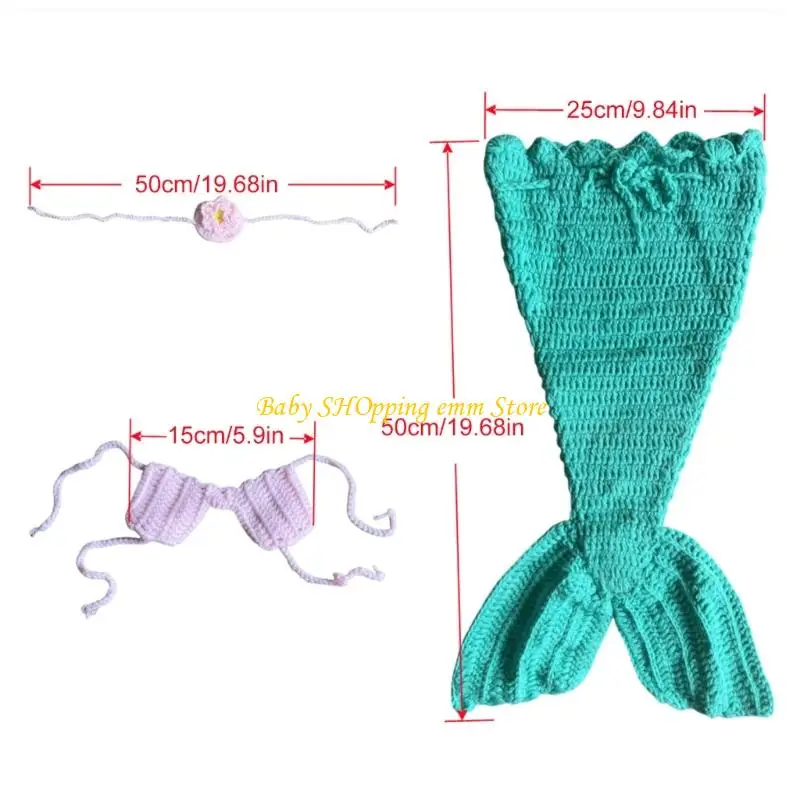 ชุดแต่งกายชุดรูปเด็กทารกแรกเกิด 23GD ชุดถักนิตติ้ง 1-6 เดือนการถ่ายภาพทารก