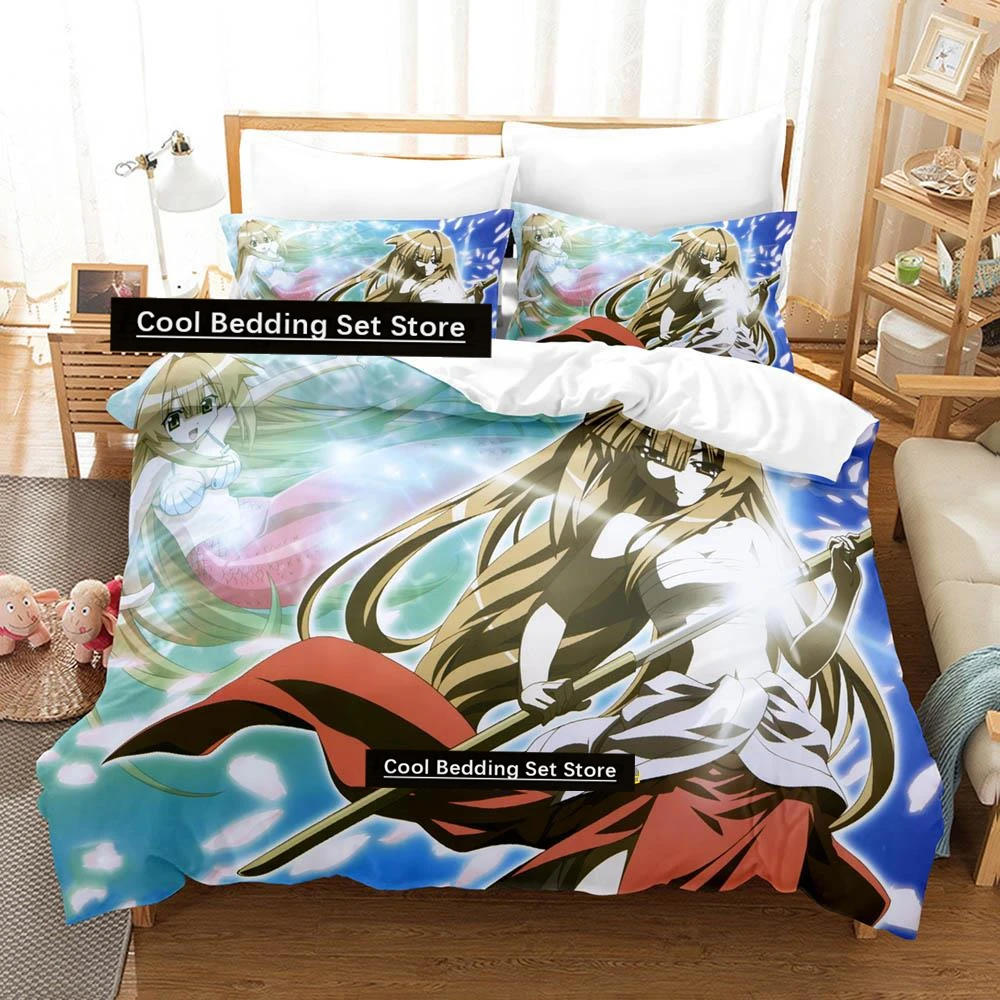 

Seto no hanayome My Bride is a Mermaid Bedding Set Single Twin Full Queen King Size Bed Set Kids Bedroom Duvetcover Sets Anime