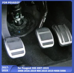 Car Pads Break Accelerator Pedals Cover for Peugeot 308 2007-2019 3008 2016-2019 408 2010-2019 4008 5008 Styling
