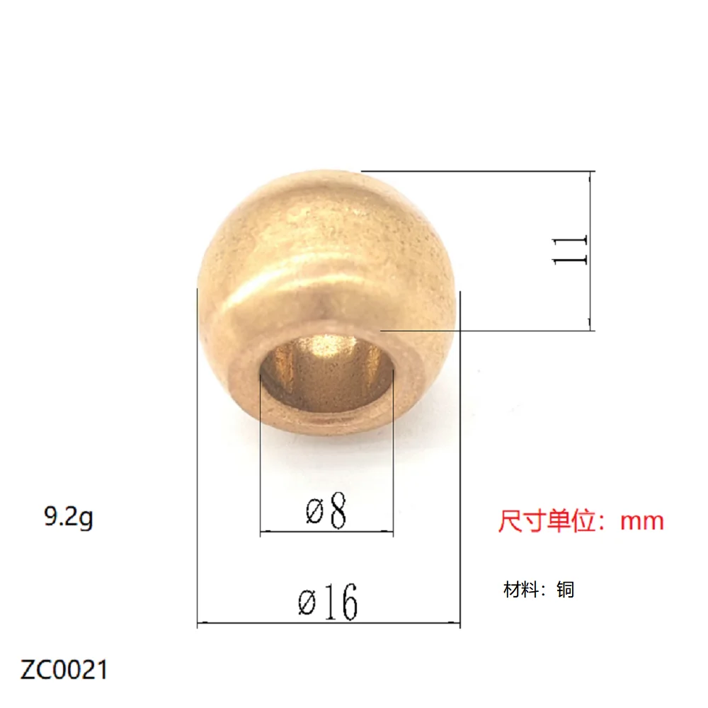 

5 Pieces 8*16*11 Zc0021 Oil-Bearing Bearings for Juicers, Oil-Bearing Bearings for Automobiles, Powder Metallurgy Bushings, Copper Bushings, Guide Bushings, All Sizes Are Interchangeable