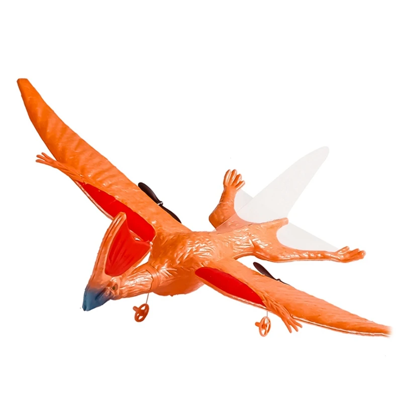 

ABJL-RC Plane Remote Control Pterosaur 2.4Ghz 2 Channels DIY RC Pterosaur Control EPP Foam Glider Toys (Two Batteries)
