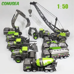 1/50 Model Car Products Truck Excavator Crane Excavator Construction Engineering Vehicle toys for children boys educational Toys