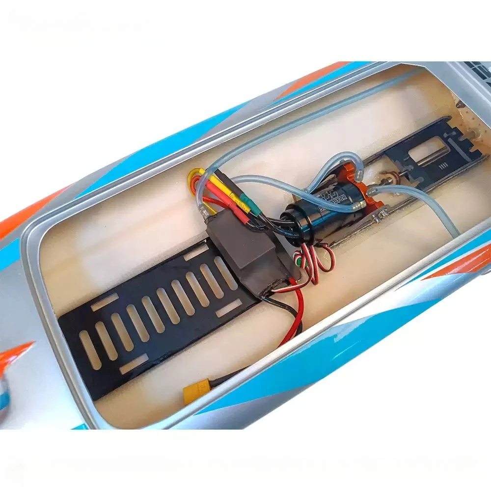 65 سنتيمتر RC قارب فرش الداخلية الدوار موتور التحكم عن بعد قارب الألياف الزجاجية دخول المستوى RC قارب نموذج RTR الصبي لعبة