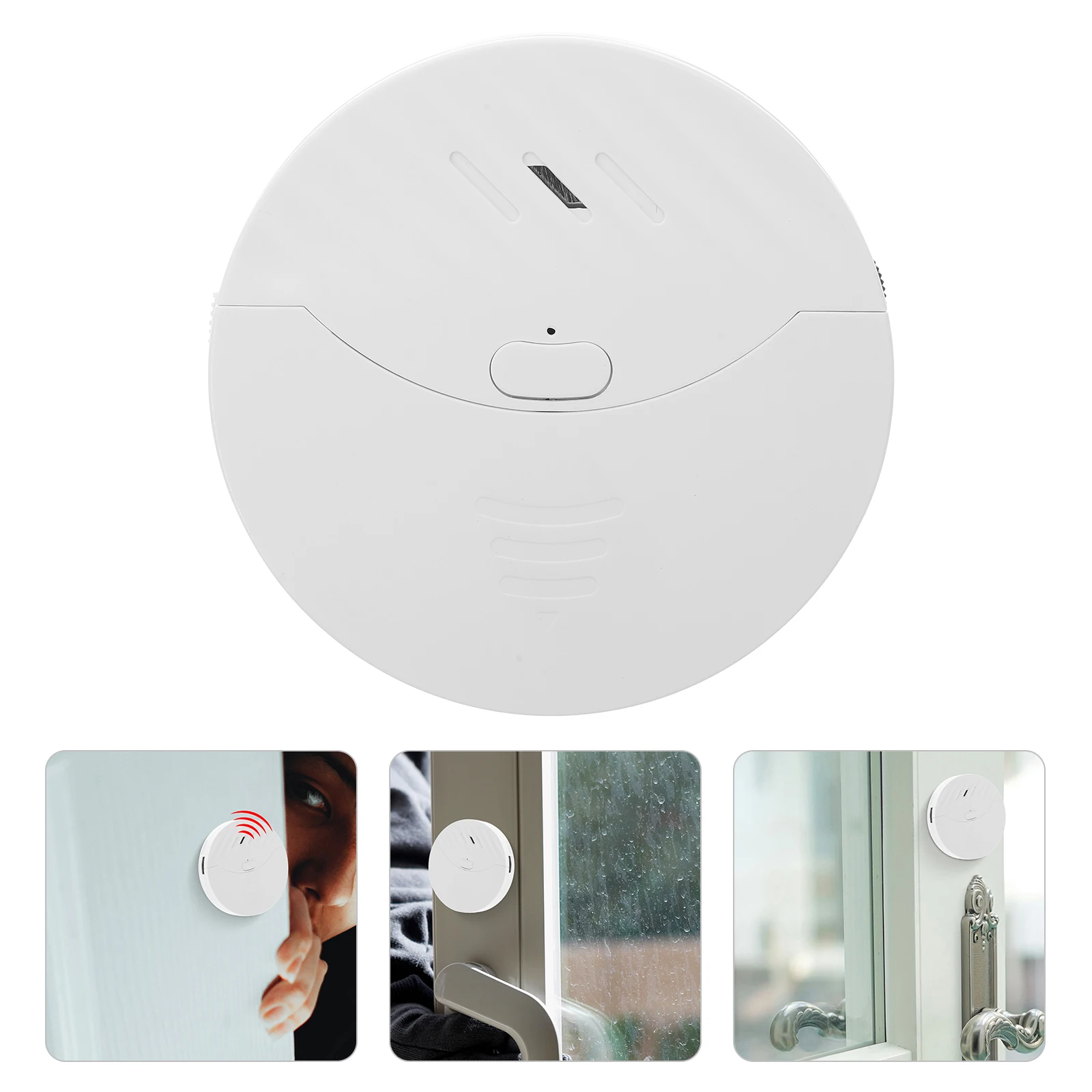 1pcs Door Window Alarm 130dB Vibration Sensor Plastic Entry Security Glass Break Windows Doors Home