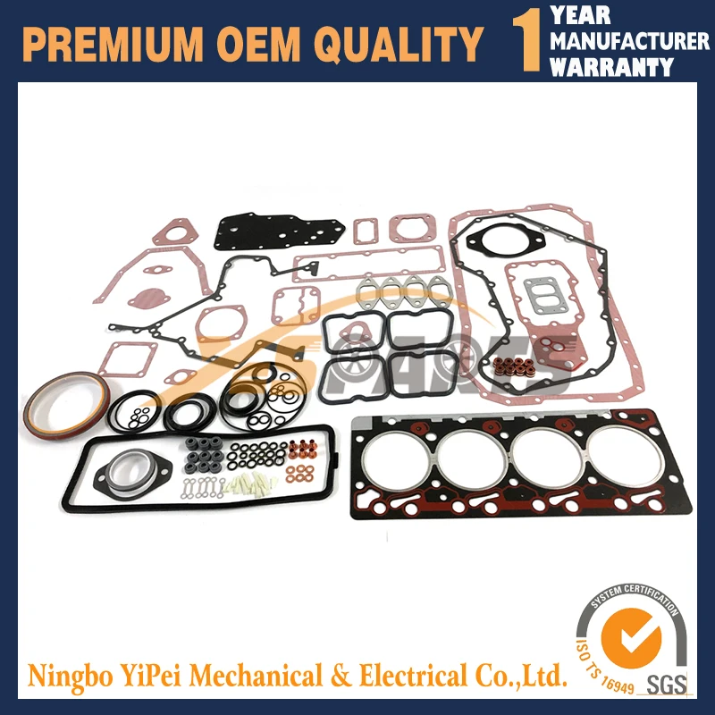 4BT3.9 Engine Overhaul Rebuild Kit FOR Cummins 4BT 3.9 Diesel Engine CASE 570LXT 580K 580L W11B Backhoe Loader view 4