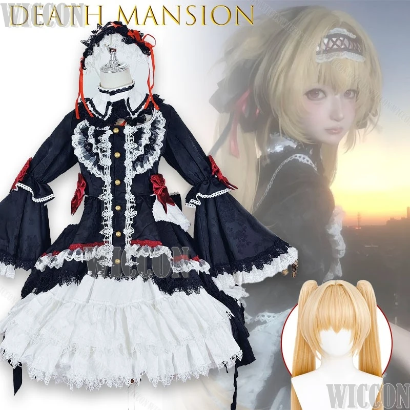 

Death Mansion Mia Superior Race Cosplay Costume Winter Dress Anime Game Lolita Gothic Halloween Party Performance Wear Collectio