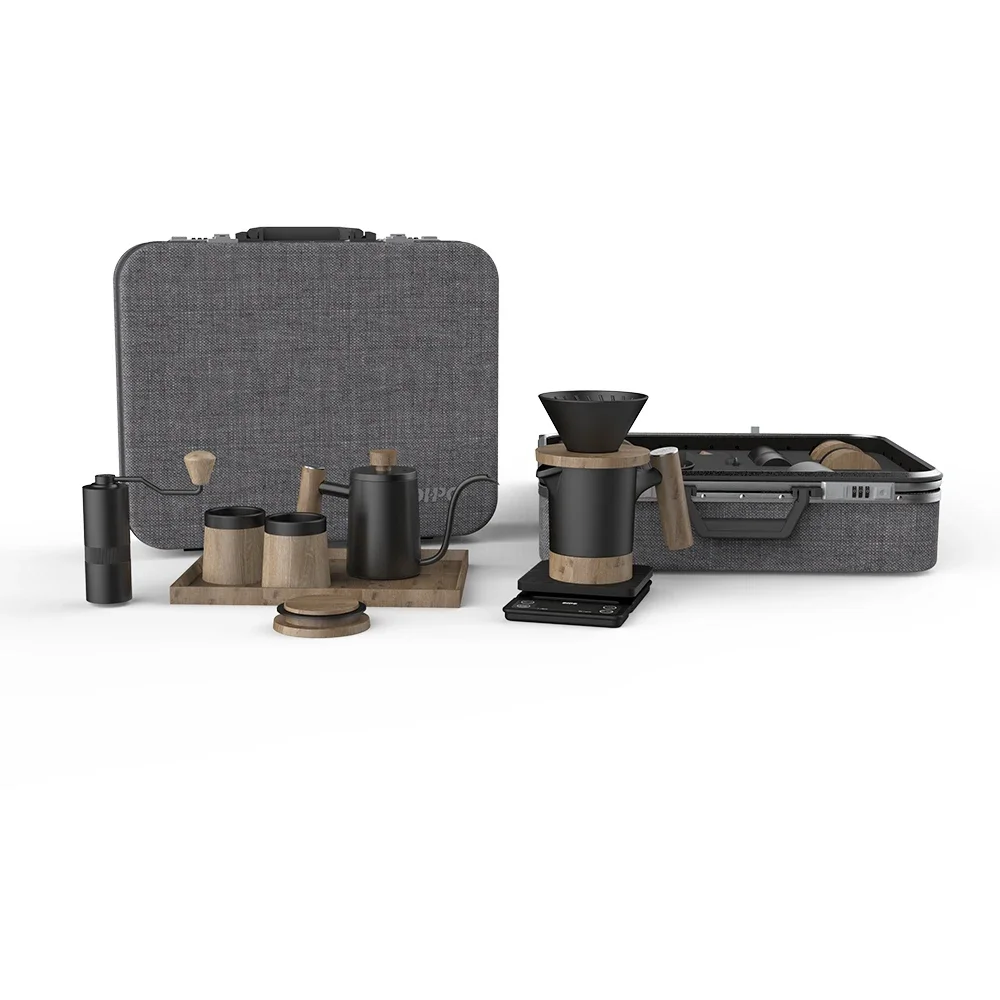 New Arrival Exclusive and Luxurious Pour over Coffee Maker Set Natrual style