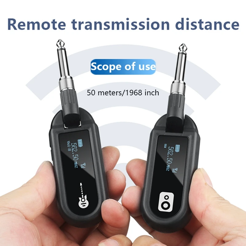 M02 UHF Wireless System Transmitter And Receiver For Guitar Violin Bass Electric Piano Keyboard Instrument Electric Drum