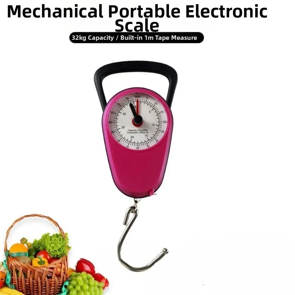 

Portable Electronic Luggage Scale Compact with Tape Measure Luggage Hanging Scale with Handle High Precision