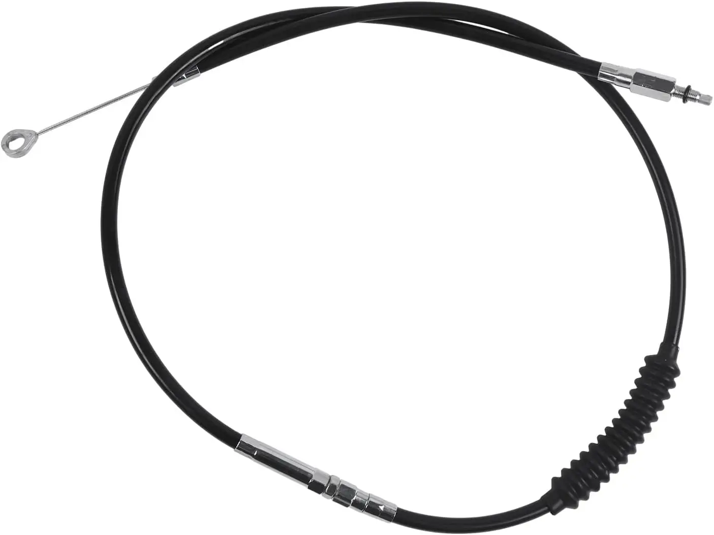 

Трос сцепления мотоцикла из нержавеющей стали 55,1-78,7 дюйма, совместимый с моделью Harley Sportster XL 883 1200 (1986-2013/2004-2020 гг.