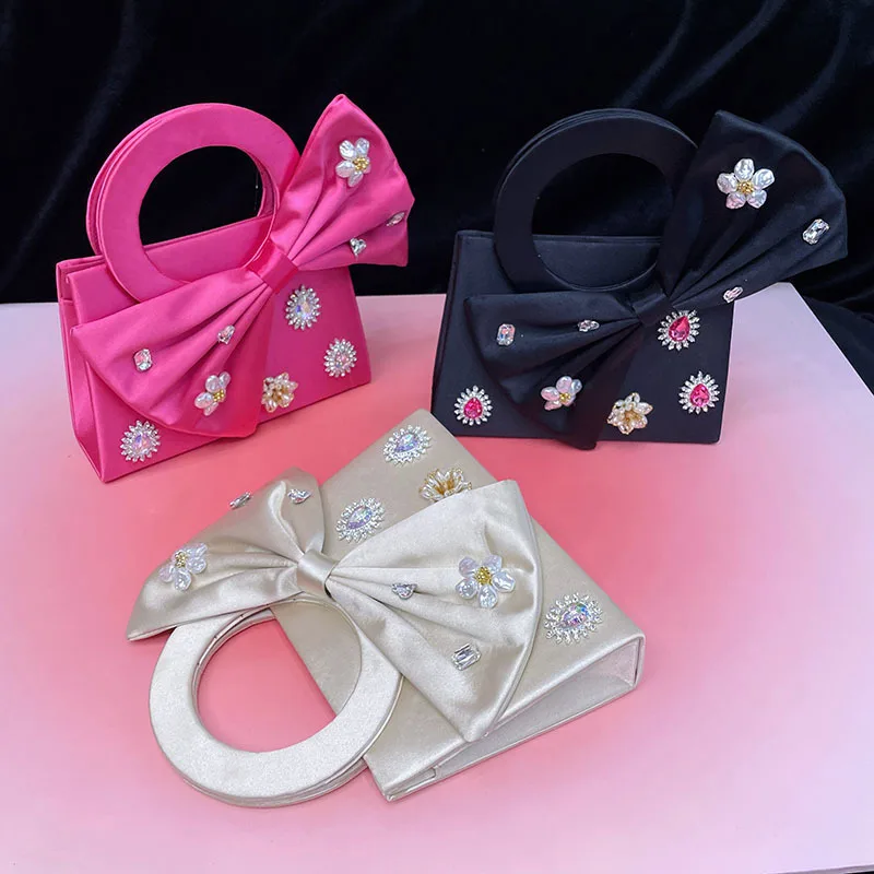 بوتيك لؤلؤة مقبض علوي مساء مخلب المحافظ سلسلة حقائب كروسبودي حفل زفاف