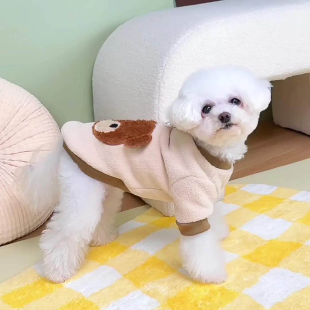 ملابس الكلاب، ملابس سميكة ودافئة مبطنة بالقطن للخريف والشتاء، Vip، Teddy، Bichon Frize، Pomeranian، كلب صغير، Pet Ca #1