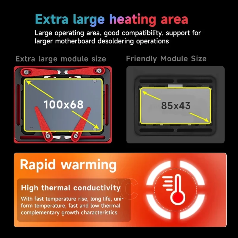 XZZ Xinzhizao-Placa-mãe de aquecimento de camada média, reparo desoldering, placa-mãe para iPhone X, 11, 12, 13, 14, 15 Pro Max, L2023