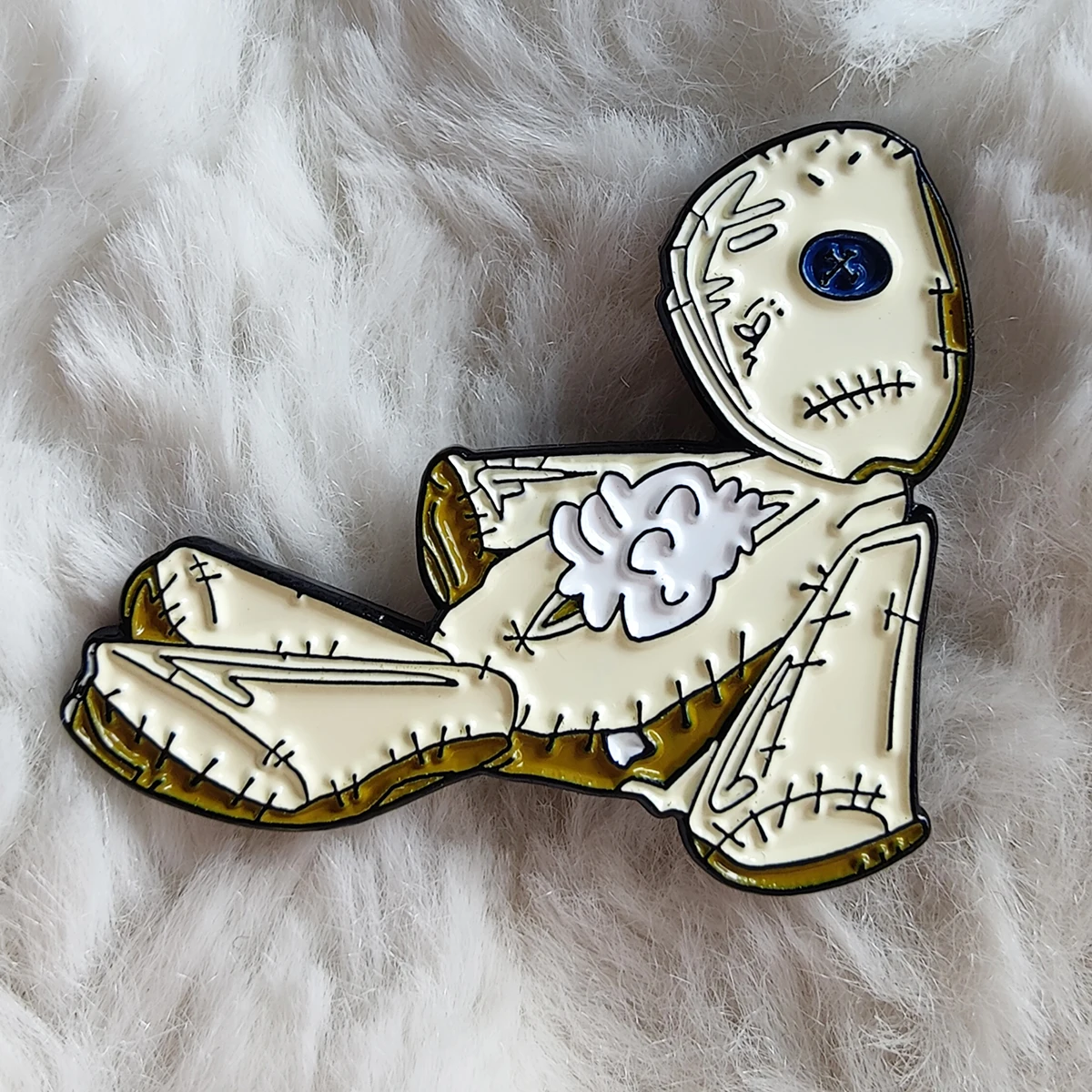 Broches esmaltados de banda de moda Rock Korn, insignia de solapa para bolso, regalo de joyería para niños y amigos