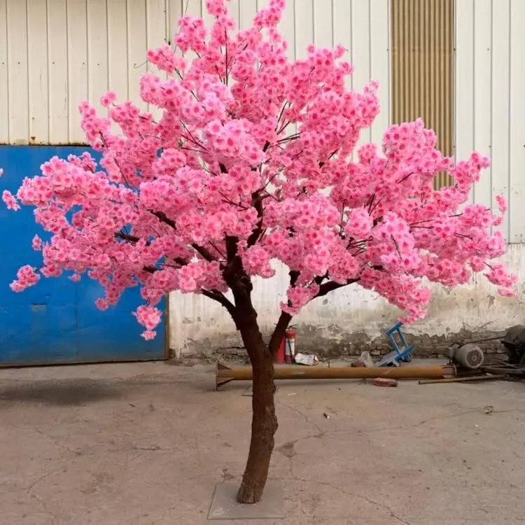 Simulation peach tree wishing tree interior decoration large fake peach tree shopping mall hotel wedding decoration