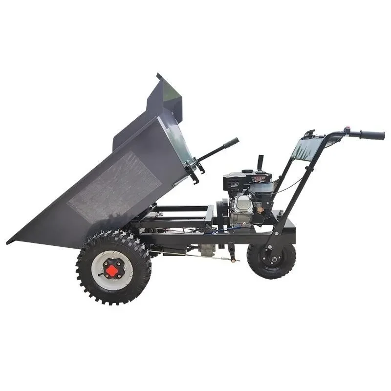 Construction trolley Lasha concrete dump truck Breeding brick three-wheeled truck Transport truck