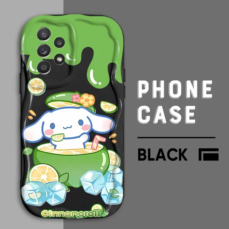Sanrio Cinnamon Roll Soft Phone Cover Case for Samsung Galaxy A32 A54 A36 A23 A56 A24 A53 A35 A52 A55 A25
