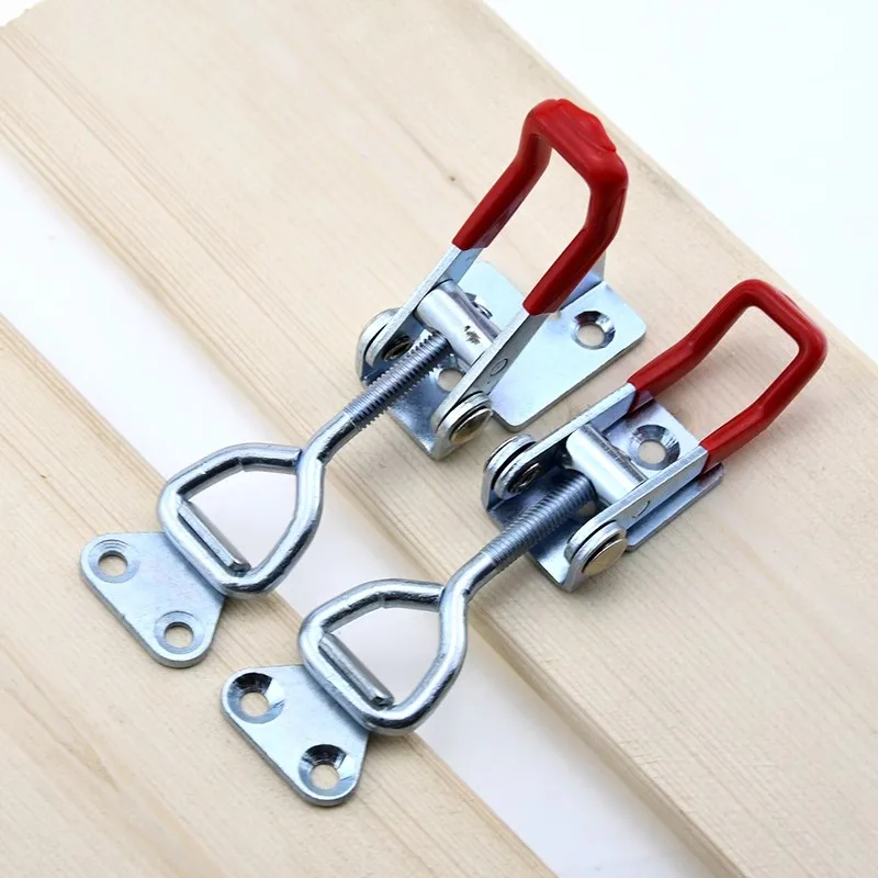Heavy Duty Iron Adjustable Strap Latch Clamp Bolt Type Quick Clamp Accessories Horizontal Clamp