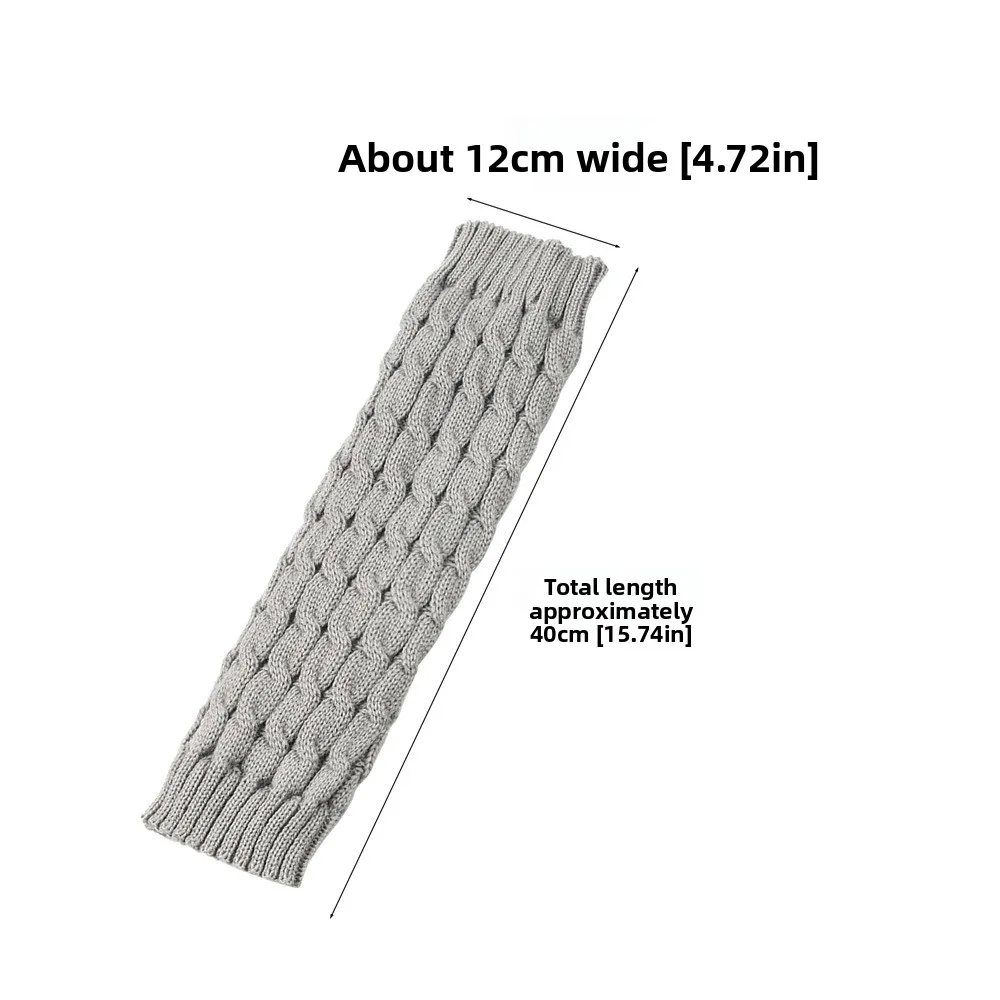 New Trend Plus Fluff Thread Leg Cover Hot-selling Solid Color Simple and Versatile Warm Twist Leg Cover Suitable for Daily Use