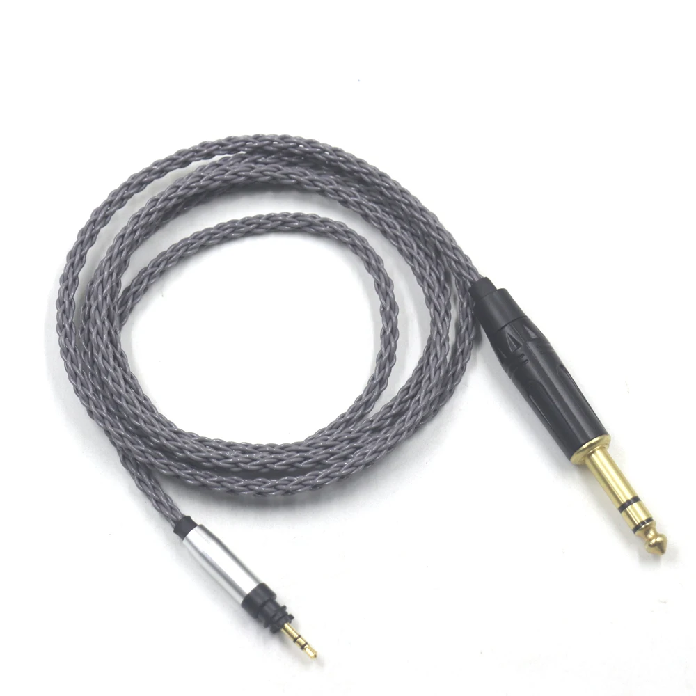 152 Core 1/4 6.35mm TRS 6.35mm Headphone Upgrade Cable For Sh-ure SRH440A SRH840A Earphone