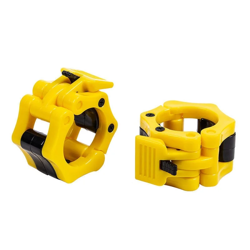 25/50mm Quick Release Barbell Clamps Spin Lock Collars Gym Fitness Weight Bar Clips for Weightlifting Strength Training