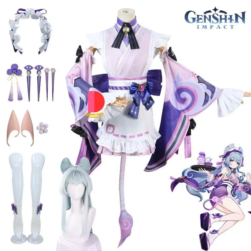 

Костюм для косплея Genshin Impact Yumixuki Mizuki, милое платье Лолиты для женщин, очаровательная мечта в любви, одежда в стиле аниме